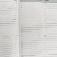 Kalender 2024, Tagesübersicht, blau bunt, gestreift, DIN A5, Buchkalender Bild 8