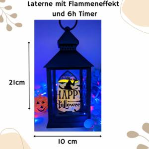 Hallowen Laterne, Grusel Licht, Halloween Dekoration Bild 1