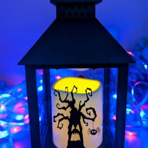Hallowen Laterne, Grusel Licht, Halloween Dekoration Bild 4