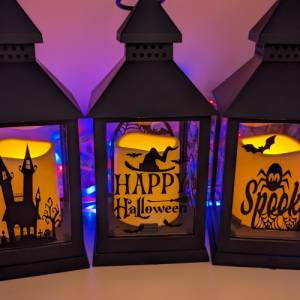 Hallowen Laterne, Grusel Licht, Halloween Dekoration Bild 9