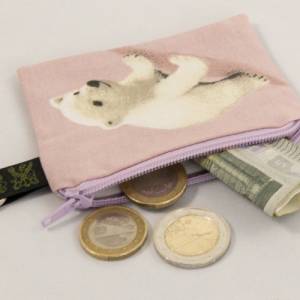 Mini-Geldbeutel aus Stoff / Schlüsselanhänger handgemacht / Portemonnaie Kinder / Münzbörse / Marpoh Bild 7