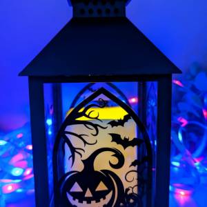 Hallowen Laterne, Grusel Licht, Halloween Dekoration Bild 2