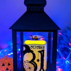 Hallowen Laterne, Grusel Licht, Halloween Dekoration Bild 3