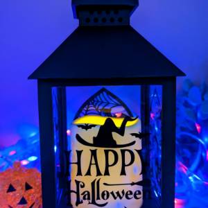 Hallowen Laterne, Grusel Licht, Halloween Dekoration Bild 4
