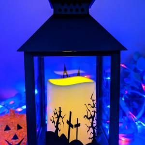 Hallowen Laterne, Grusel Licht, Halloween Dekoration Bild 5