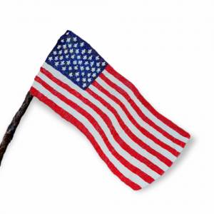 Skulptur Pop Art amerikanische Flagge USA Patriot Fan Statue Bild 5