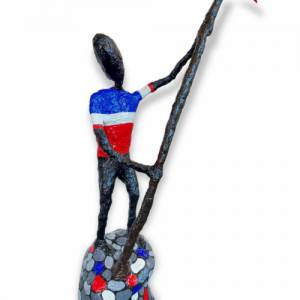 Skulptur Pop Art amerikanische Flagge USA Patriot Fan Statue Bild 8