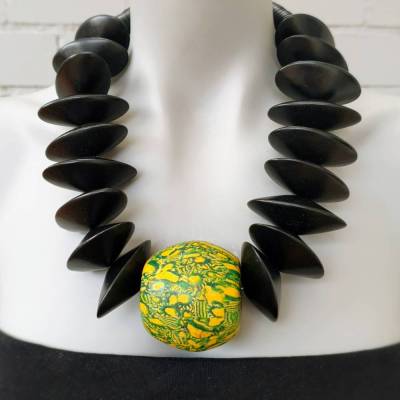 Halskette MAJAPAHIT ambra Schmuck