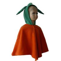 karotte  halloween fasching kostüm cape poncho für kleinkinder Bild 1