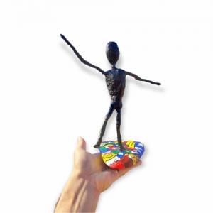 Moderne Skulptur Pop Art "Lebensfreude" Unikat besonderes Geschenk Bild 6
