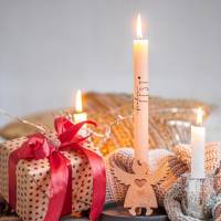 God Jul DIN A4 - Kerzen Wasserschiebefolie - Dalapferd Weihnachten Skandi Bild 3
