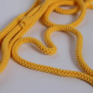 1,65 EUR/Meter Baumwollkordel Hoodiekordel Kordel  Seil 8-10 mm Gelb Bild 1
