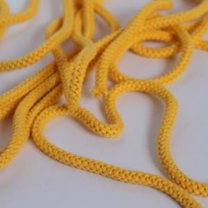 1,65 EUR/Meter Baumwollkordel Hoodiekordel Kordel  Seil 8-10 mm Gelb Bild 3