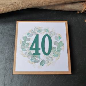 Geldgeschenk Geburtstag mit Zahl | Geschenkbox Geldgeschenk | Geschenk mit Namen | individualisiertes Geschenk Bild 4