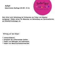 Natursteinarmband - Achat (Heißes Pink) - Sandelholz Duftperlen)  + Lebensbaum Anhänger (Gold) Bild 3