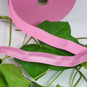 1,30 EUR/Meter Einfassband elastisch,  Falzgummi Gummiband, 20mm Rosa Bild 1