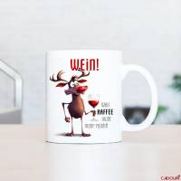 Tasse mit Spruch WEIN! - Bürotasse, Kaffeetasse Bild 5