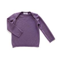 Langarmshirt 100% recycelter Kaschmir Größe 86/92 violett Upcycling Schlupfpulli Kaschmirpullover für Kinder Bild 4