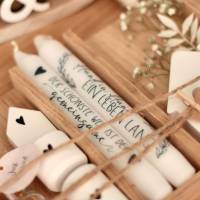 Hand in Hand - Kerzentattoos verschiedene Motive DIN A4 - Kerzensticker - Heiraten Ehe Hochzeitsfeier Hochzeit Liebe Bild 4
