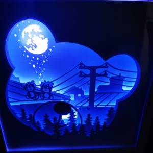 Nachtlicht  Bärchen Lampe in 3D, Bild inkl. Farbwechsel und Fernbedienung, Geschenk für Kinder Bild 2