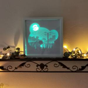 Nachtlicht  Bärchen Lampe in 3D, Bild inkl. Farbwechsel und Fernbedienung, Geschenk für Kinder Bild 3