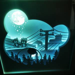 Nachtlicht  Bärchen Lampe in 3D, Bild inkl. Farbwechsel und Fernbedienung, Geschenk für Kinder Bild 4