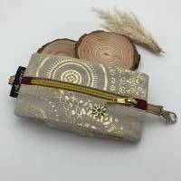 Krimskram-Tasche im Mandala (Gold)-Design Bild 2