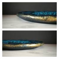 Deko-Teller Mandala | türkis blau gold | 17 cm Bild 3