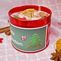Weihnachtskerze mit Zimt-Orange Duft INKLUSIVE Geschenkverpackung | Geschenk zu Weihnachten | Weihnachtskerze Bild 5