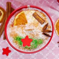 Weihnachtskerze mit Zimt-Orange Duft INKLUSIVE Geschenkverpackung | Geschenk zu Weihnachten | Weihnachtskerze Bild 6