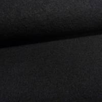 Stoff 100% Wolle Walkloden Kochwolle uni schwarz Mantelstoff Kleiderstoff Jackenstoff Bild 2