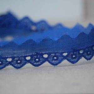 1,95 EUR/Meter Festonspitze Baumwollspitze 2,5 cm breit Wäschespitze Kobaltblau Bild 4