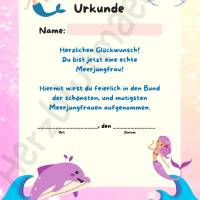 Personalisierte Urkunden für den Kindergeburtstag als Mitgebsel für die Gäste in A4 mit deinem Wunschtext | verschiedene Bild 4
