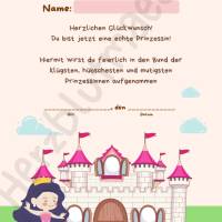 Personalisierte Urkunden für den Kindergeburtstag als Mitgebsel für die Gäste in A4 mit deinem Wunschtext | verschiedene Bild 7