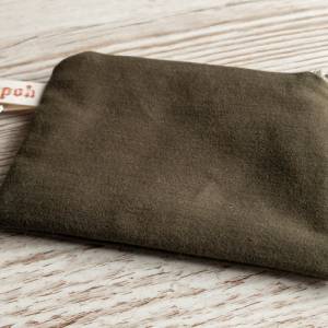 Mini-Portemonnaie aus Baumwolle / Schlüsselanhänger Tasche / Geldbörse mit Reißverschluss / Münzbörse / Marpoh Bild 3