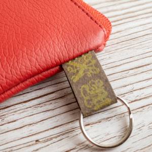Mini-Portemonnaie aus Kunstleder / Schlüsselanhänger Tasche / Geldbörse mit Reißverschluss / Münzbörse / Marpoh Bild 4