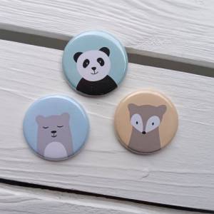 Magnete bärenstarke Freunde - Magnet Pandabär , Waschbär, Bär , Kühlschrankmagnet Kind Kinder Bild 4