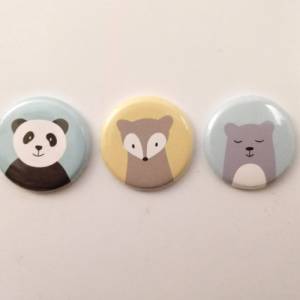Magnete bärenstarke Freunde - Magnet Pandabär , Waschbär, Bär , Kühlschrankmagnet Kind Kinder Bild 5