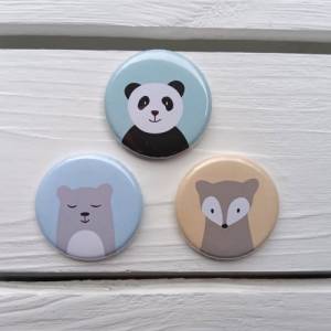 Magnete bärenstarke Freunde - Magnet Pandabär , Waschbär, Bär , Kühlschrankmagnet Kind Kinder Bild 6