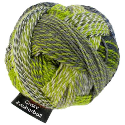 Schoppel Crazy Zauberball, Sockenwolle 4fach, 100 g, Farbe "Grüne Woche"