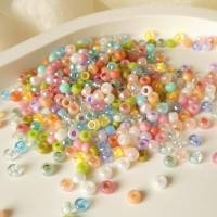 Perlenmischung Pastellfarben Miyuki und Toho Perlen 8/0, 3 mm, Seedbeads, 10 g, Grundpreis je 1 Kg 400,- Euro Bild 1
