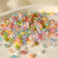 Perlenmischung Pastellfarben Miyuki und Toho Perlen 8/0, 3 mm, Seedbeads, 10 g, Grundpreis je 1 Kg 400,- Euro Bild 2