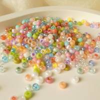 Perlenmischung Pastellfarben Miyuki und Toho Perlen 8/0, 3 mm, Seedbeads, 10 g, Grundpreis je 1 Kg 400,- Euro Bild 3