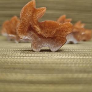 Süße kleine Hasen aus Epoxidharz, 6er Set. Dekoration für den Tisch usw. Bild 8