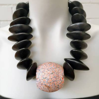 Halskette MAJAPAHIT ambra Schmuck