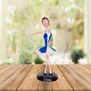 Figur Pop Art "Balletttänzerin und Ballerina" Skulptur Bild 2