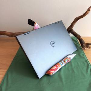 Sitzsack für Laptop, Handys oder Buchstütze mit Mandala, Sitzkissen für Ebook-Reader und Tablet, stabil und weich Bild 4