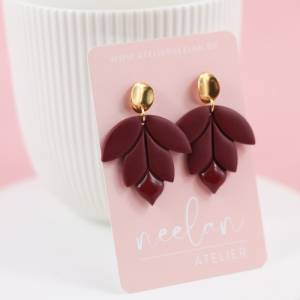 Boho Ohrringe - Blumen Hängeohrringe - Elegante Ohrringe für jeden Anlass - Ohrringe mit Lotusblüte - in über 40 Farben Bild 6