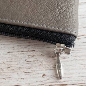 Mini-Portemonnaie aus Kunstleder / Schlüsselanhänger Tasche / Geldbörse mit Reißverschluss / Münzbörse / Marpoh Bild 5