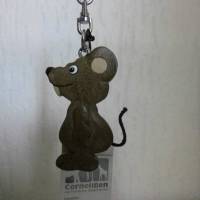 Schlüsselanhänger Maus zum Basteln / Dekorieren von Geschenken zum Thema Mäuse schenken , Natur erleben Gutschein Bild 1